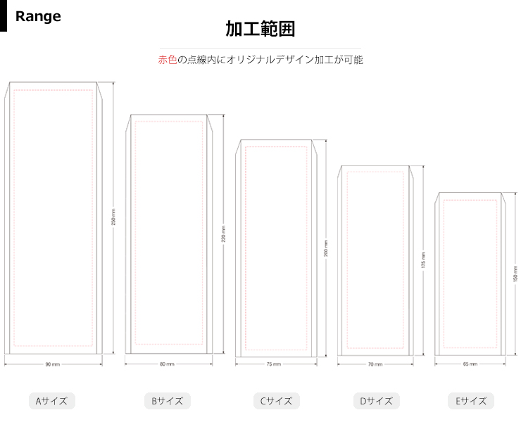 商品加工範囲説明 JW-SHD-7565