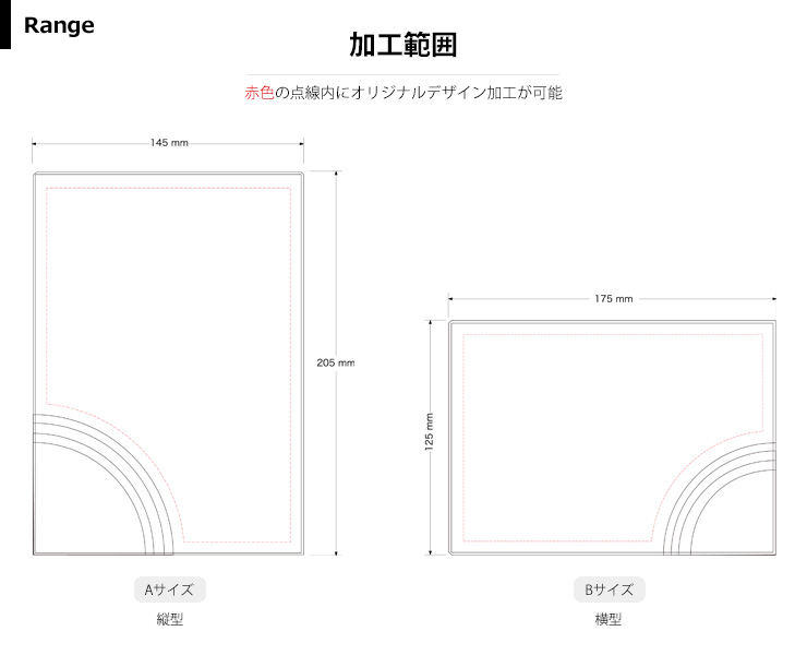 商品加工範囲説明 JW-SHD-7640