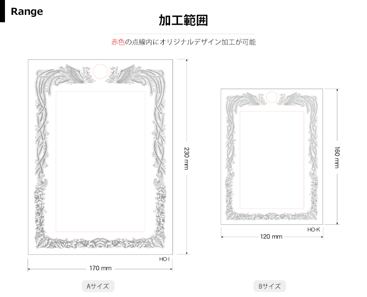 商品加工範囲説明 JW-SHH-7860