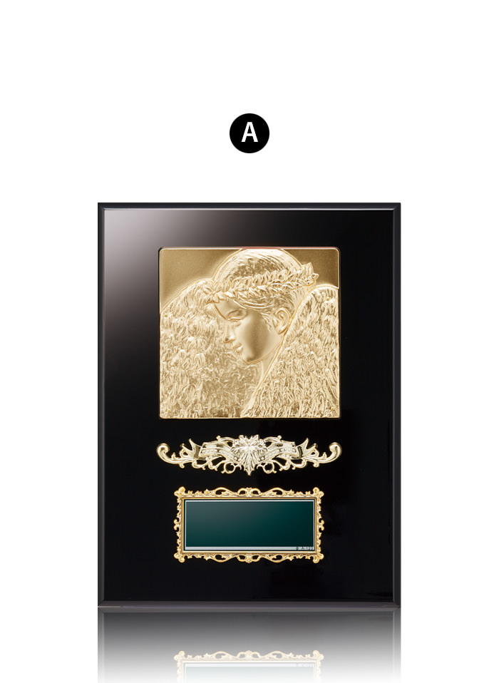 ピアノフィニッシュ仕上げ木製表彰楯 JW-SO-5041