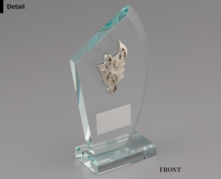 音楽用クリスタルトロフィーの詳細 JW-SW-5026