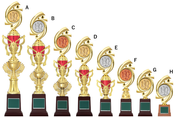 グラウンドゴルフ大会用の格安トロフィー JW-T-3097-groundgolf