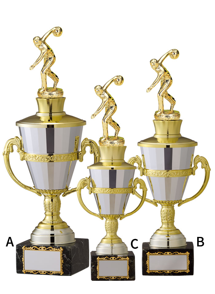 持ち回りカップとしてご利用可能な大理石トロフィー JW-TO-3145-bowling