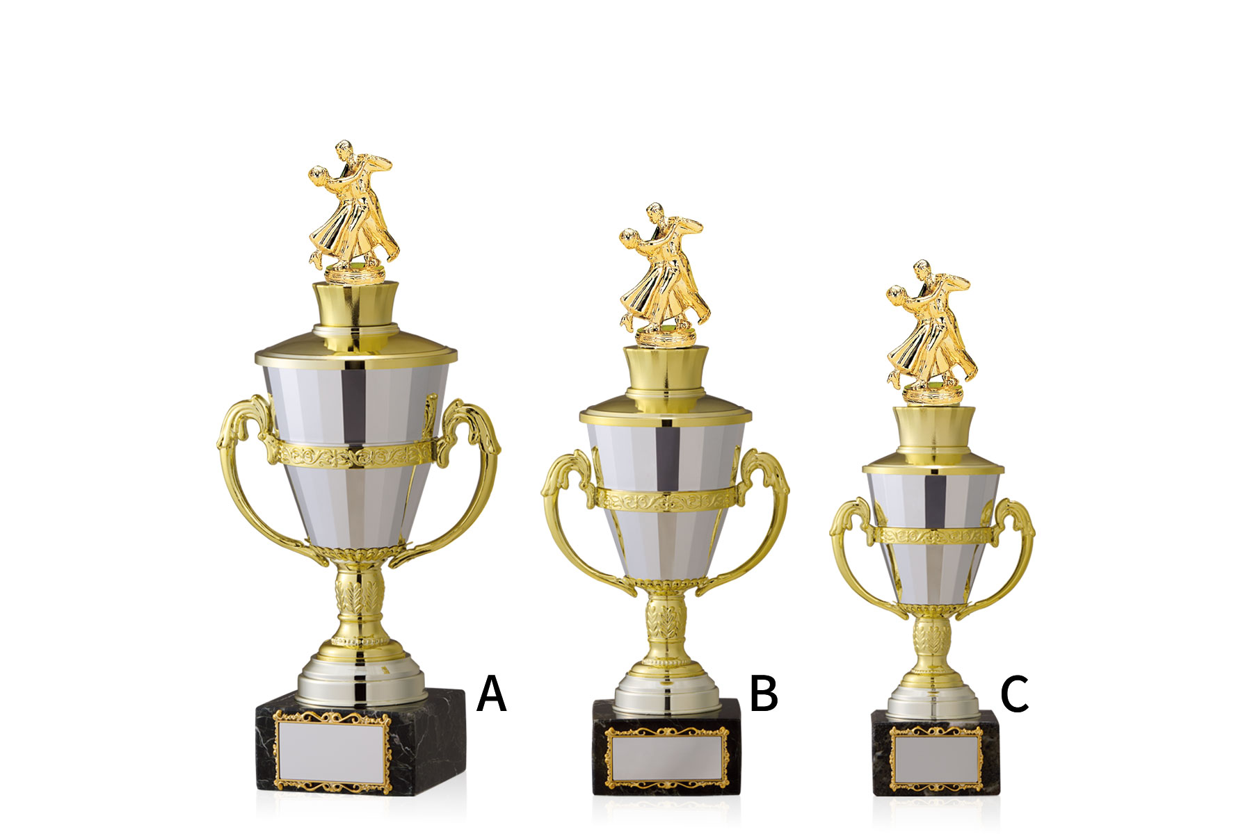 持ち回りカップとしてご利用可能な大理石トロフィー JW-TO-3145-dance