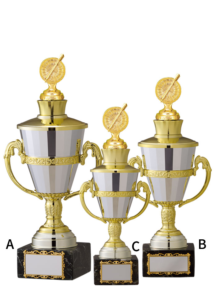 持ち回りカップとしてご利用可能な大理石トロフィー JW-TO-3145-darts