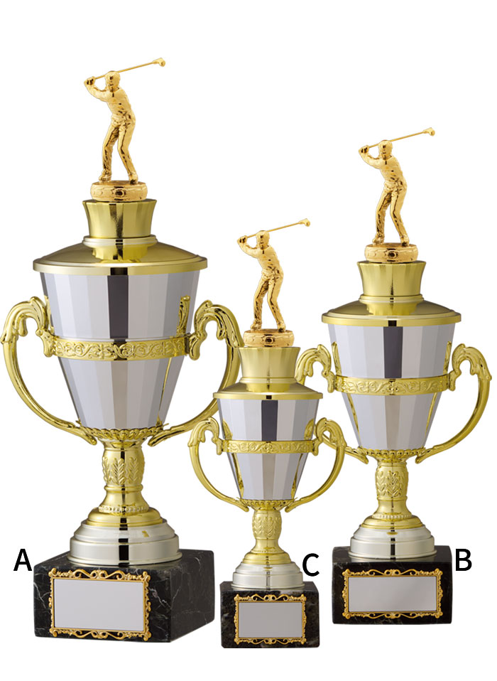 持ち回りカップとしてご利用可能な大理石トロフィー JW-TO-3145-golf