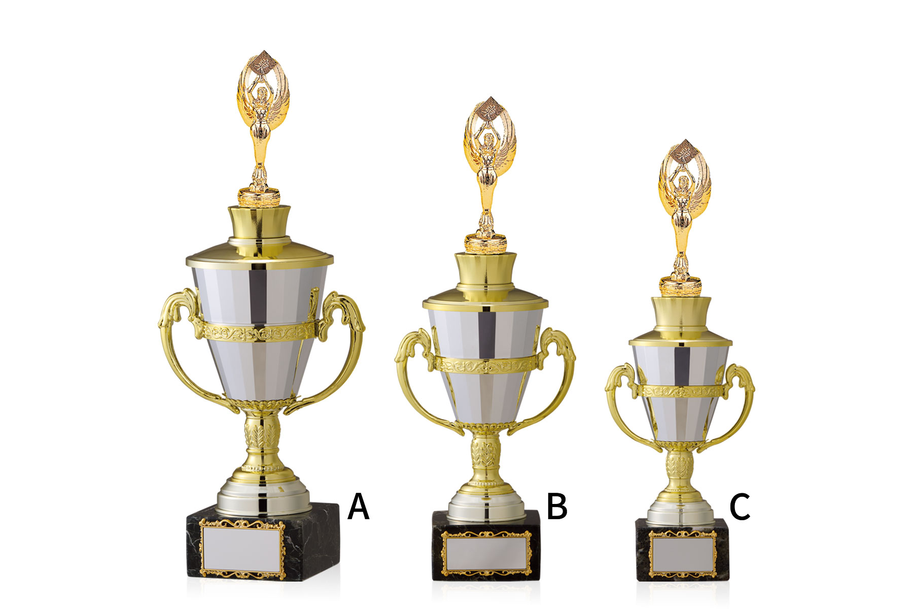 持ち回りカップとしてご利用可能な大理石トロフィー JW-TO-3145-mahjong