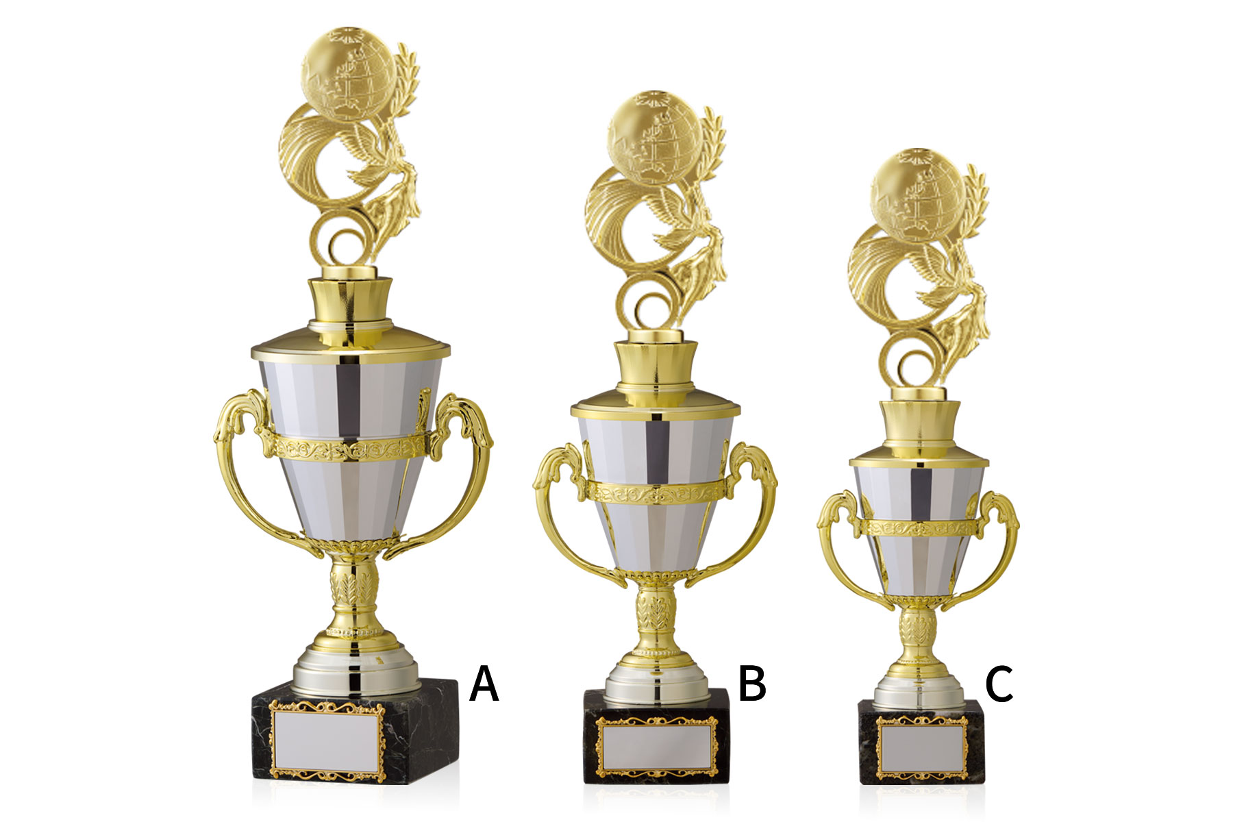 持ち回りカップとしてご利用可能な大理石トロフィー JW-TO-3145-photo