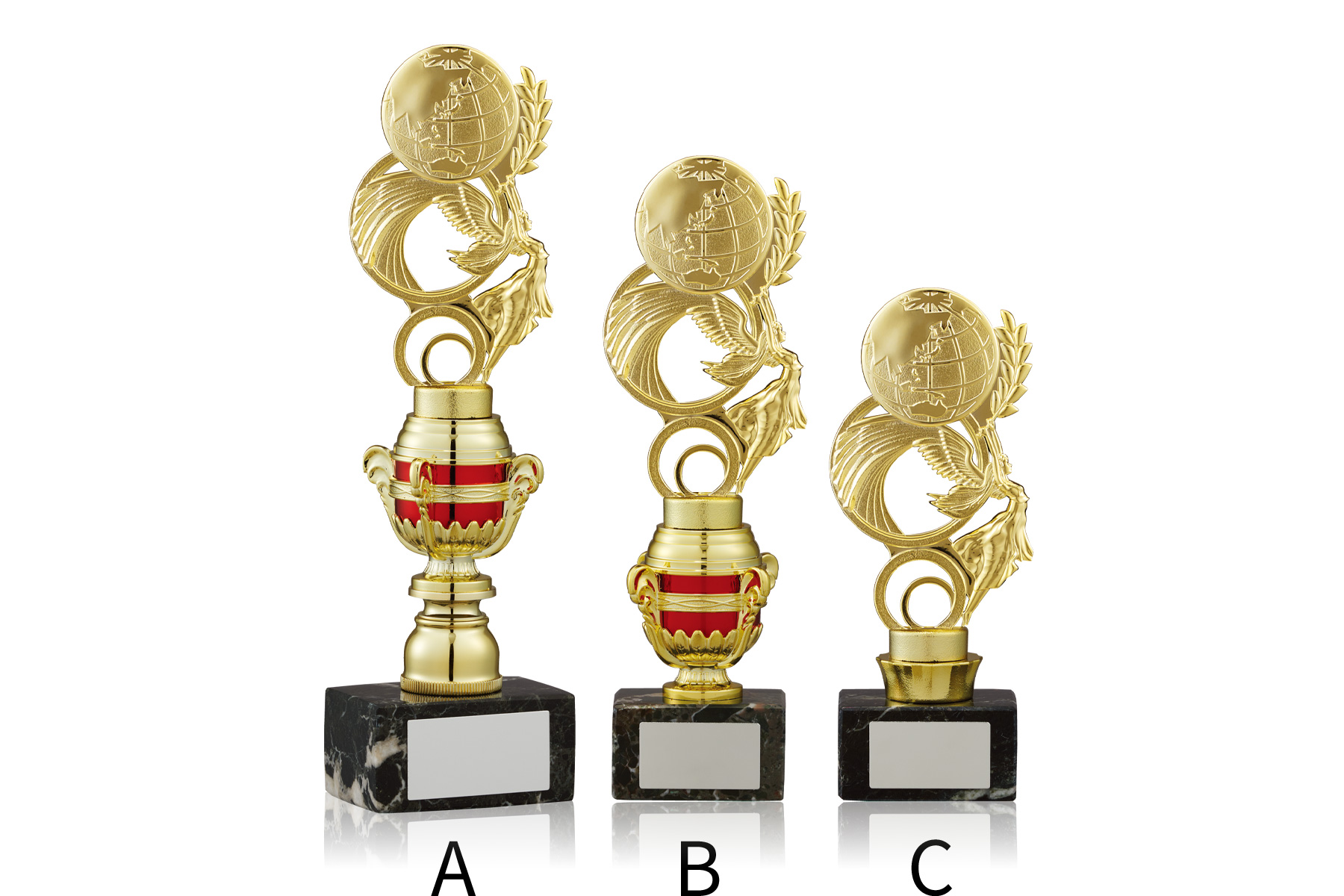 コンパクトだから使いやすいゲートボールスタンダードトロフィー　JW-TO-3146-gateball