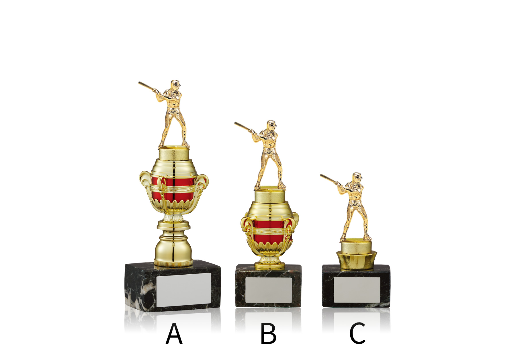 コンパクトだから使いやすいソフトボールスタンダードトロフィー　JW-TO-3146-softball