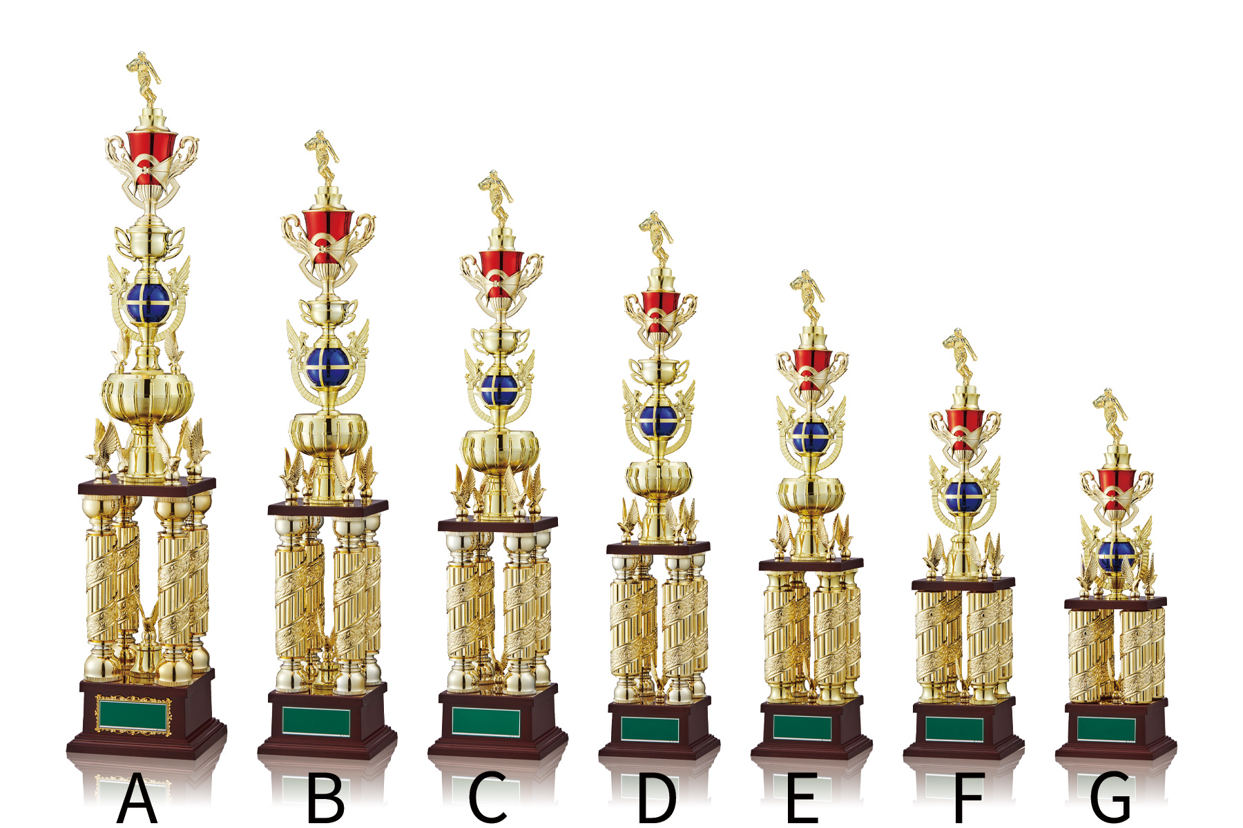 アメフト大会用の豪華なチャンピオントロフィー JW-TO-3154-ball-other