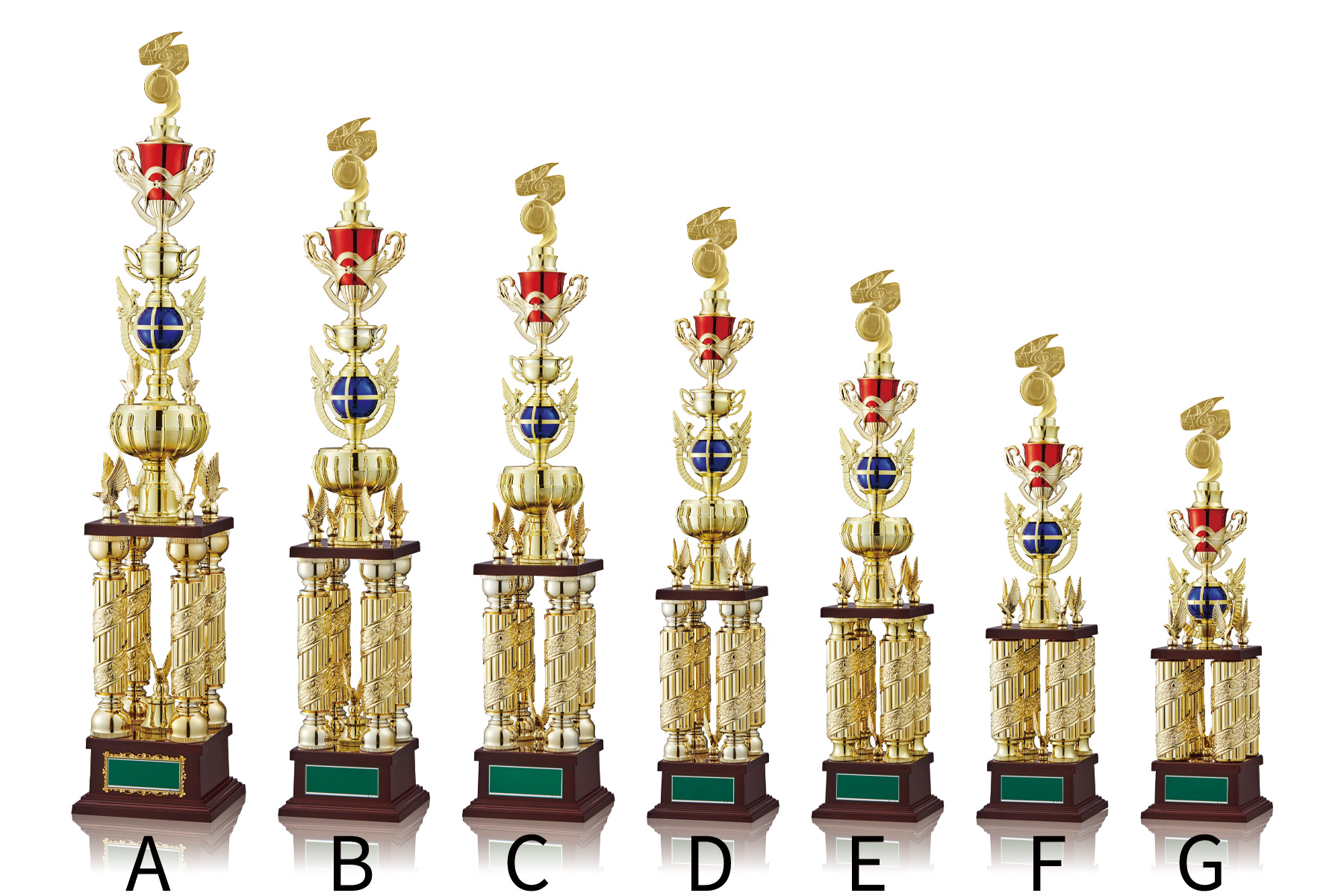 豪華に輝くカラオケ用チャンピオントロフィー JW-TO-3154-karaoke