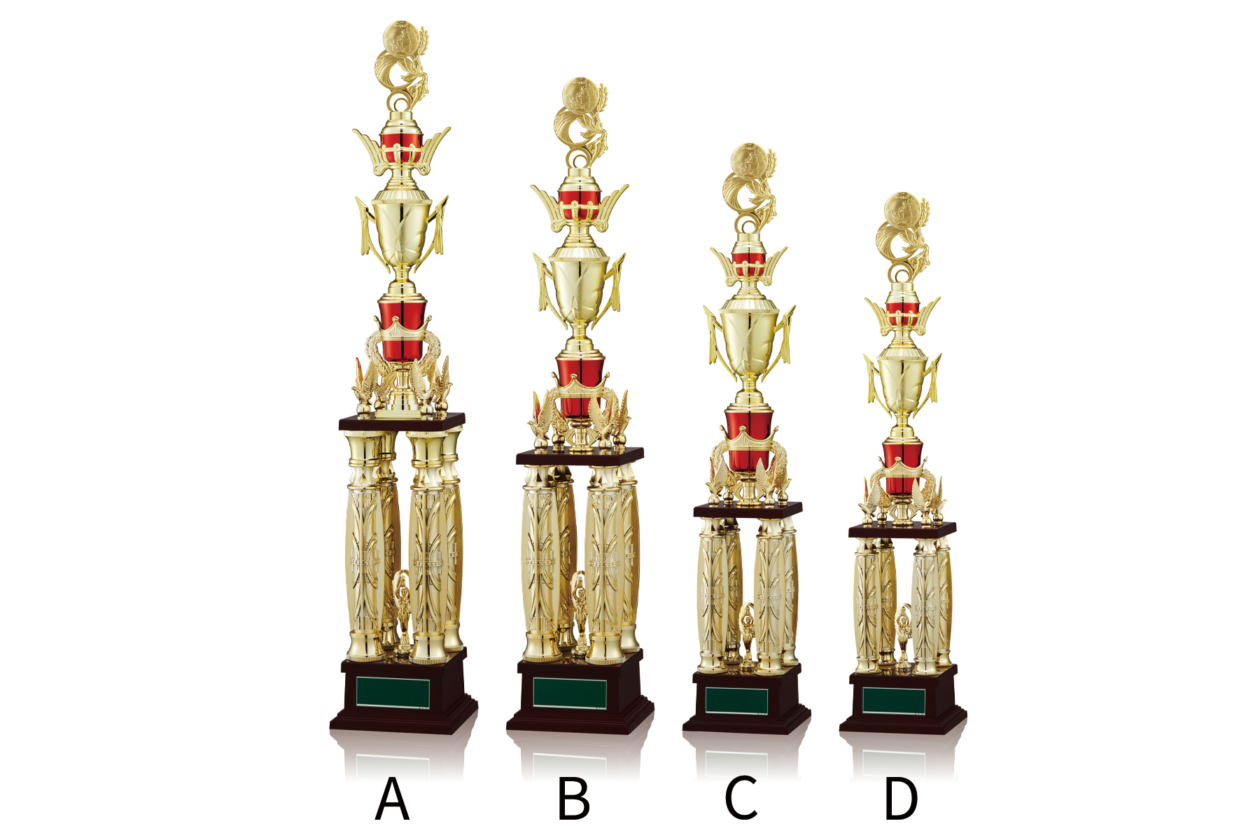 JW-TO-3155　勝利者賞やKO賞、年間優勝選手賞に多数ご利用いただいているトロフィーです。