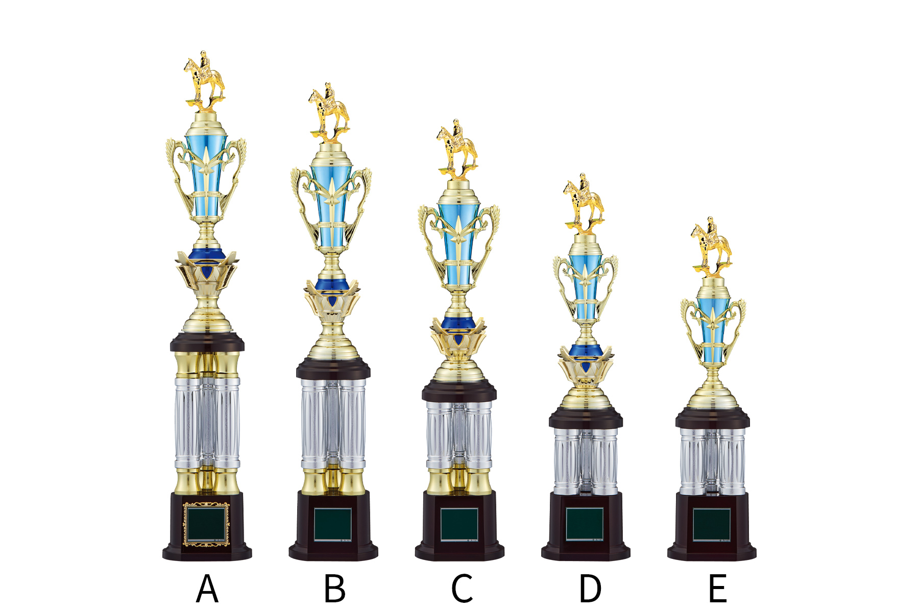 乗馬・競馬チャンピオントロフィー JW-TO-3158-horseriding