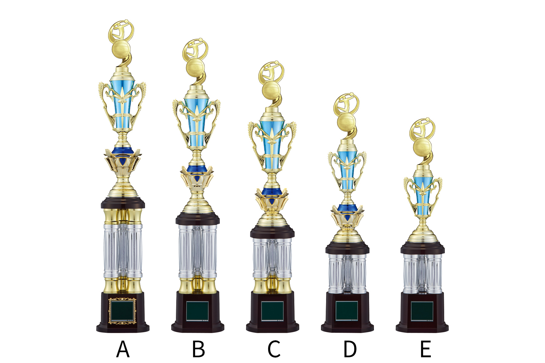 バレーボールチャンピオントロフィー JW-TO-3158-volleyball