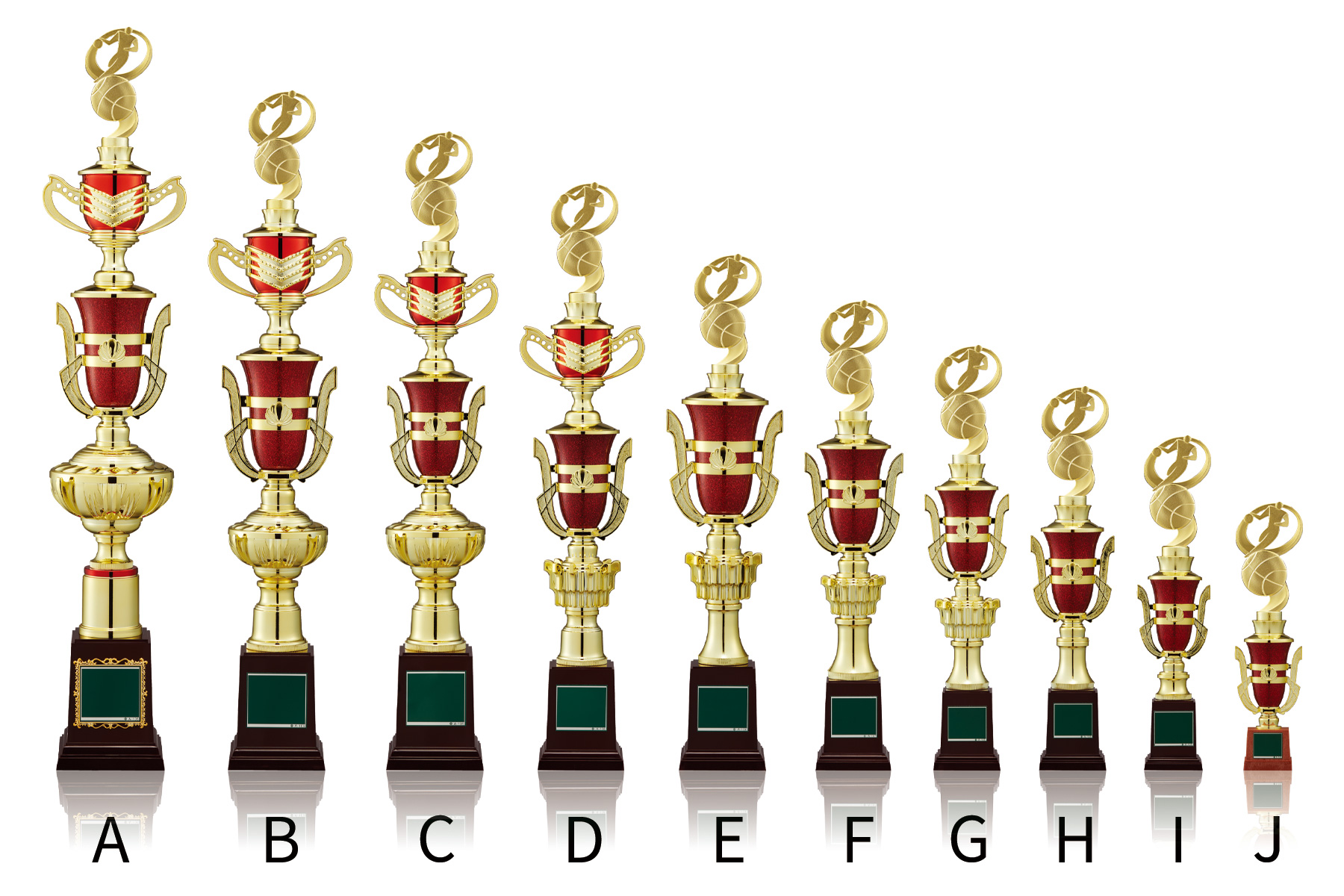 バスケットボール用スタンダードトロフィー JW-TO-3163-basketball