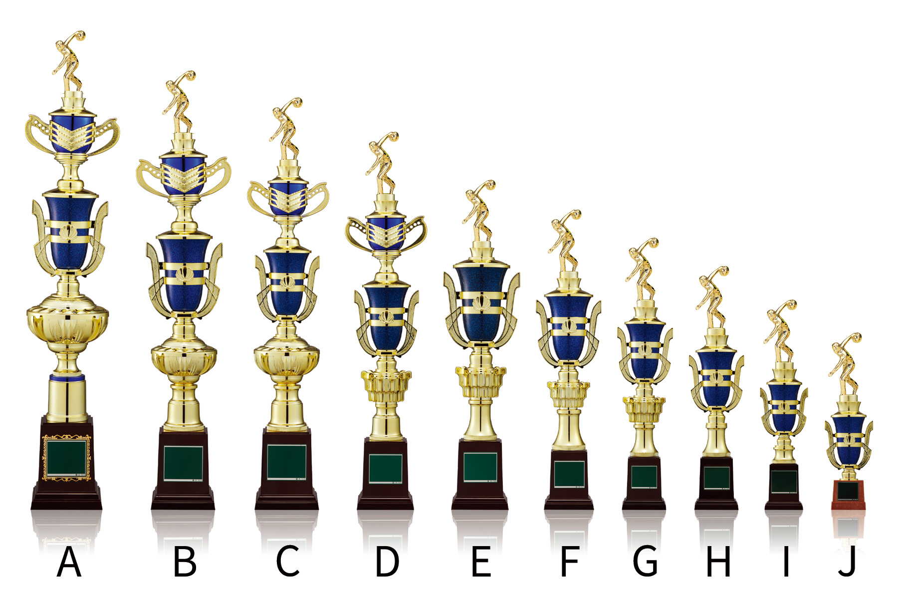 ボウリング用スタンダードトロフィー JW-TO-3164-bowling