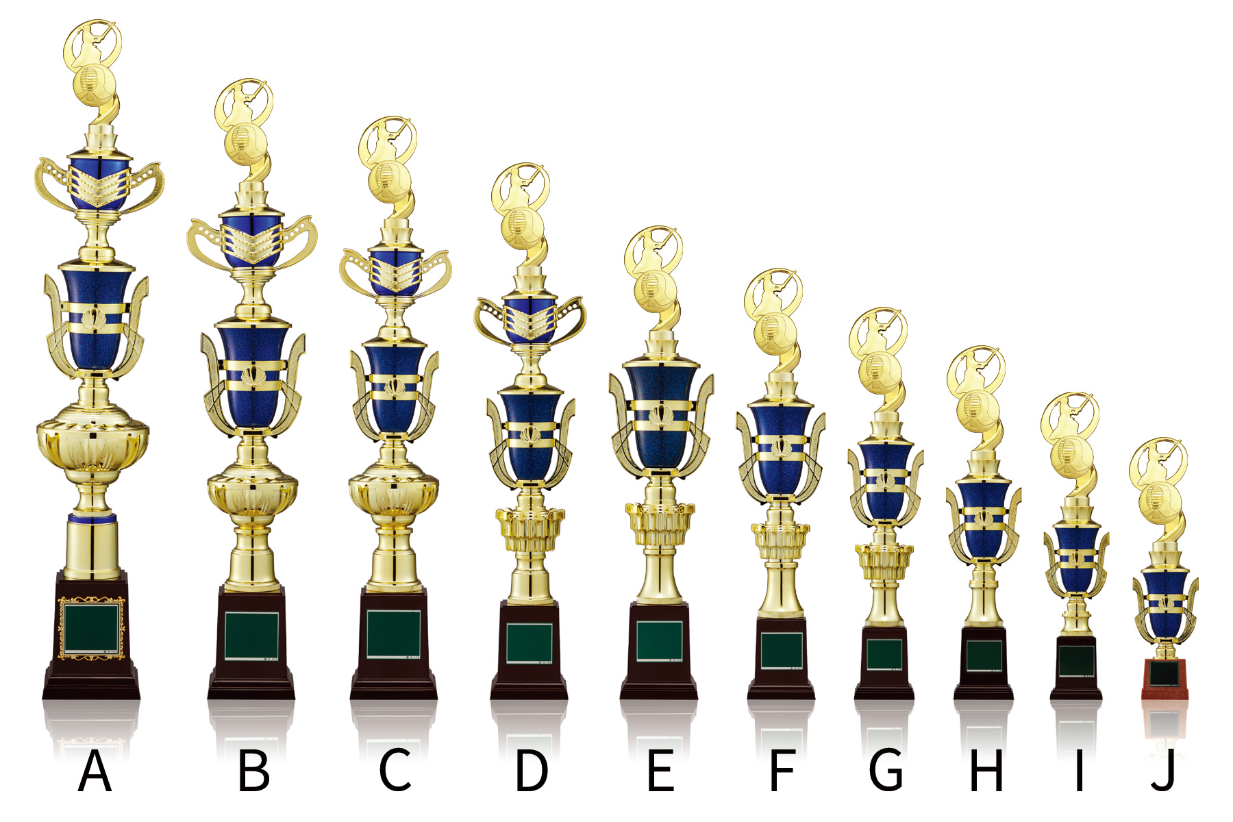 剣道用スタンダードトロフィー JW-TO-3164-kendo