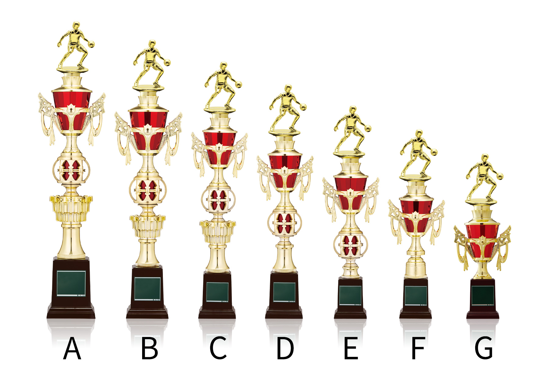 バスケットボール専用のスタンダードトロフィー JW-TO-3176-basketball