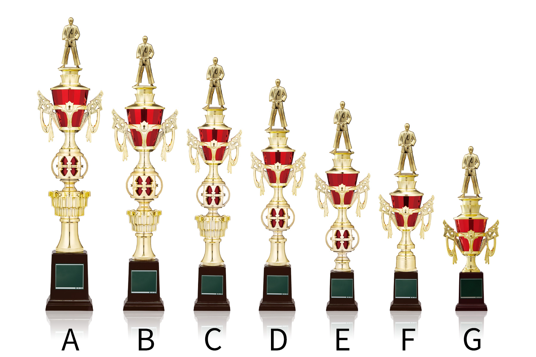 柔道専用のスタンダードトロフィー JW-TO-3176-judo