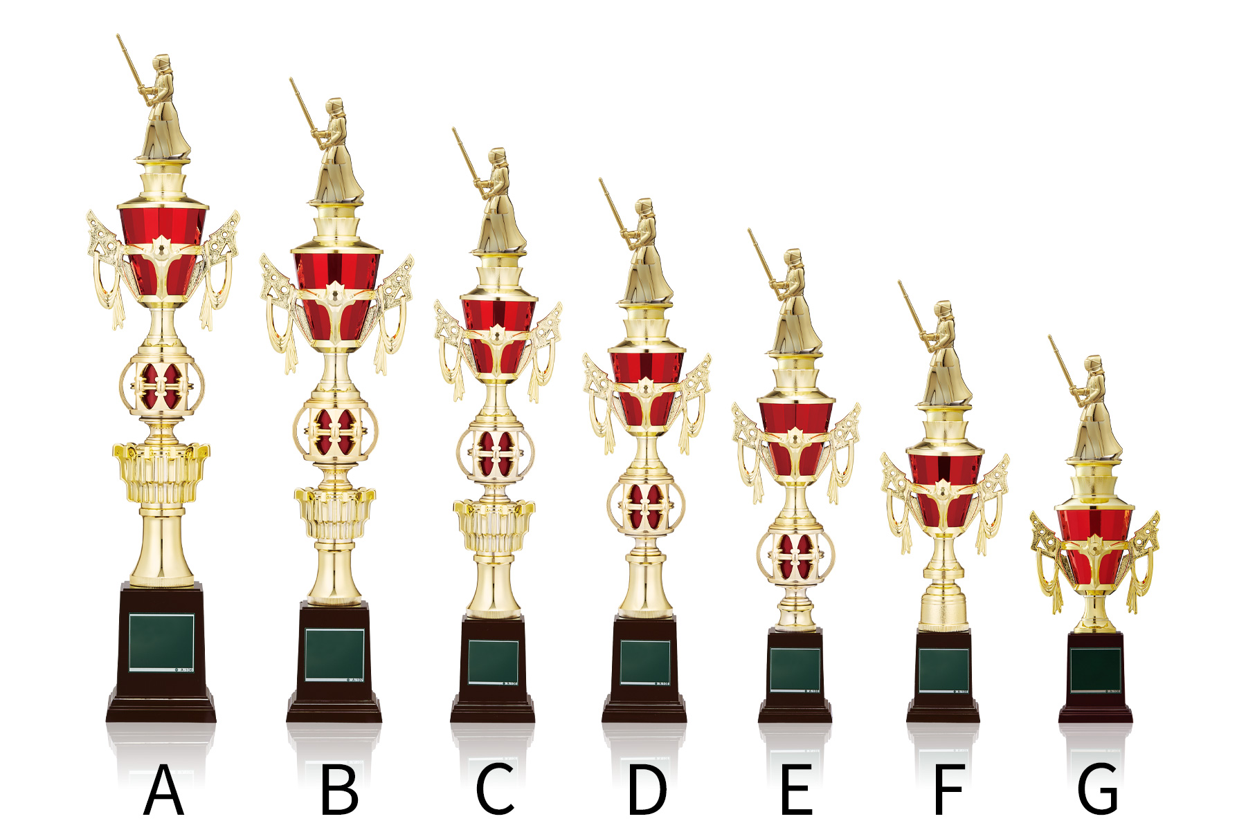 剣道専用スタンダードトロフィー JW-TO-3176-kendo