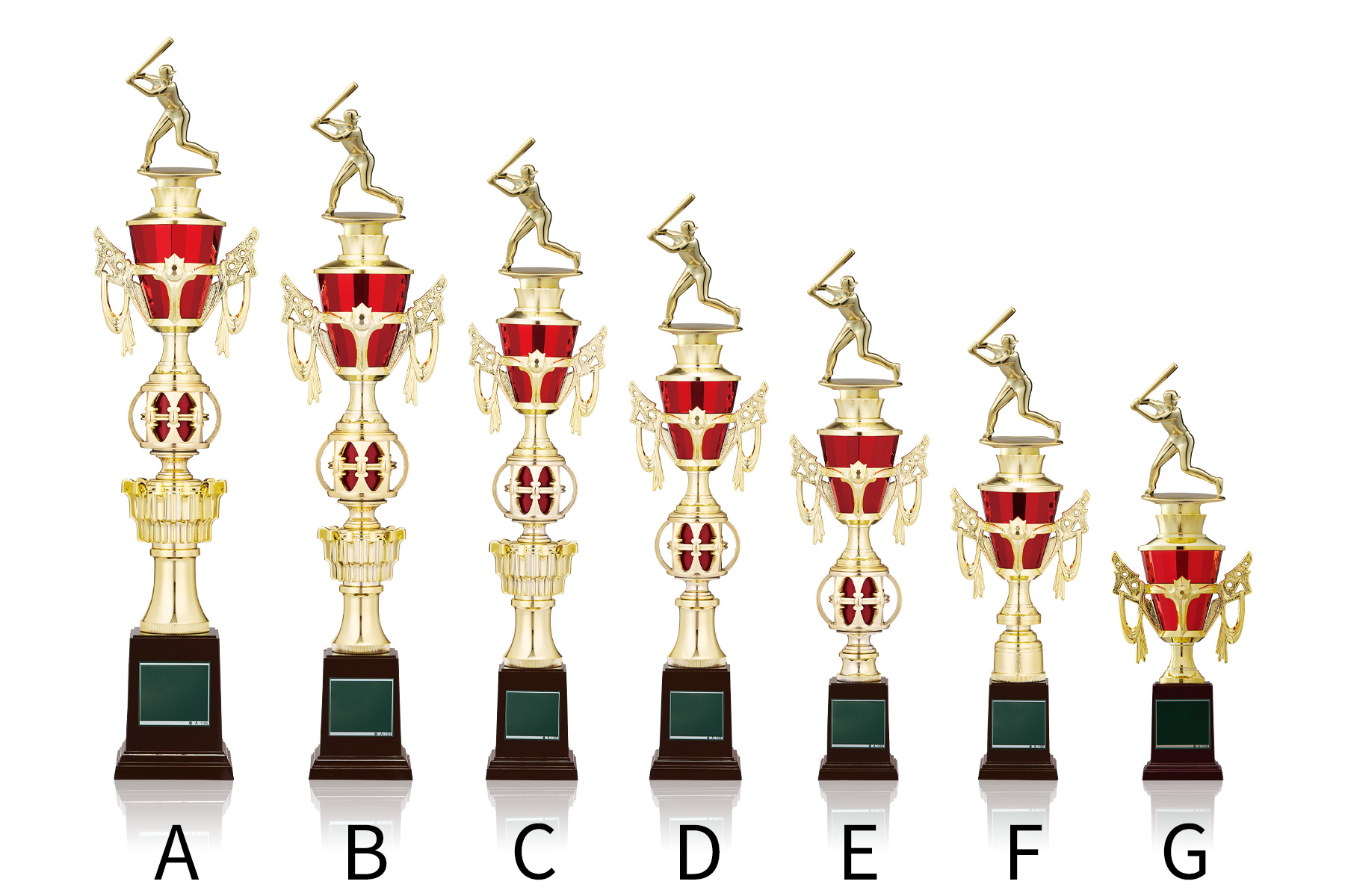 ソフトボール専用のスタンダードトロフィー JW-TO-3176-softball