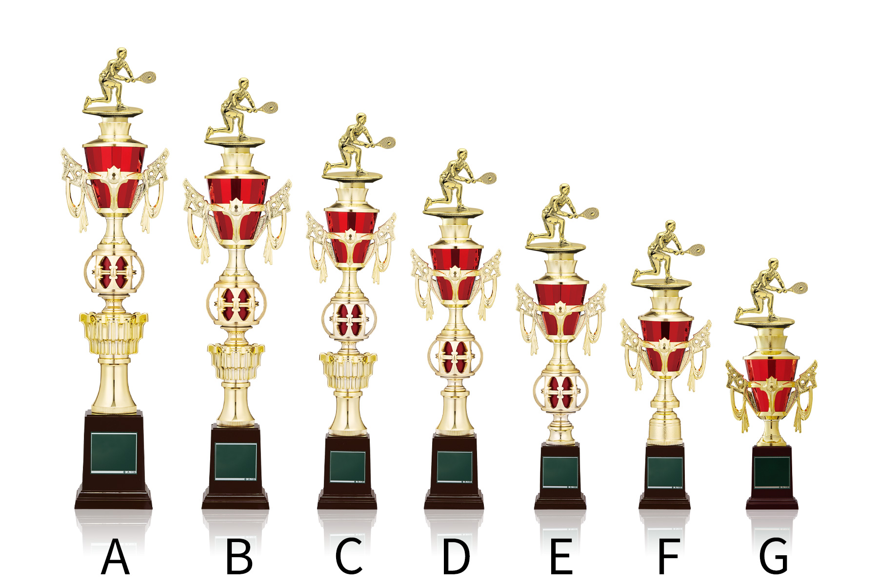 テニス専用のスタンダードトロフィー JW-TO-3176-tennis