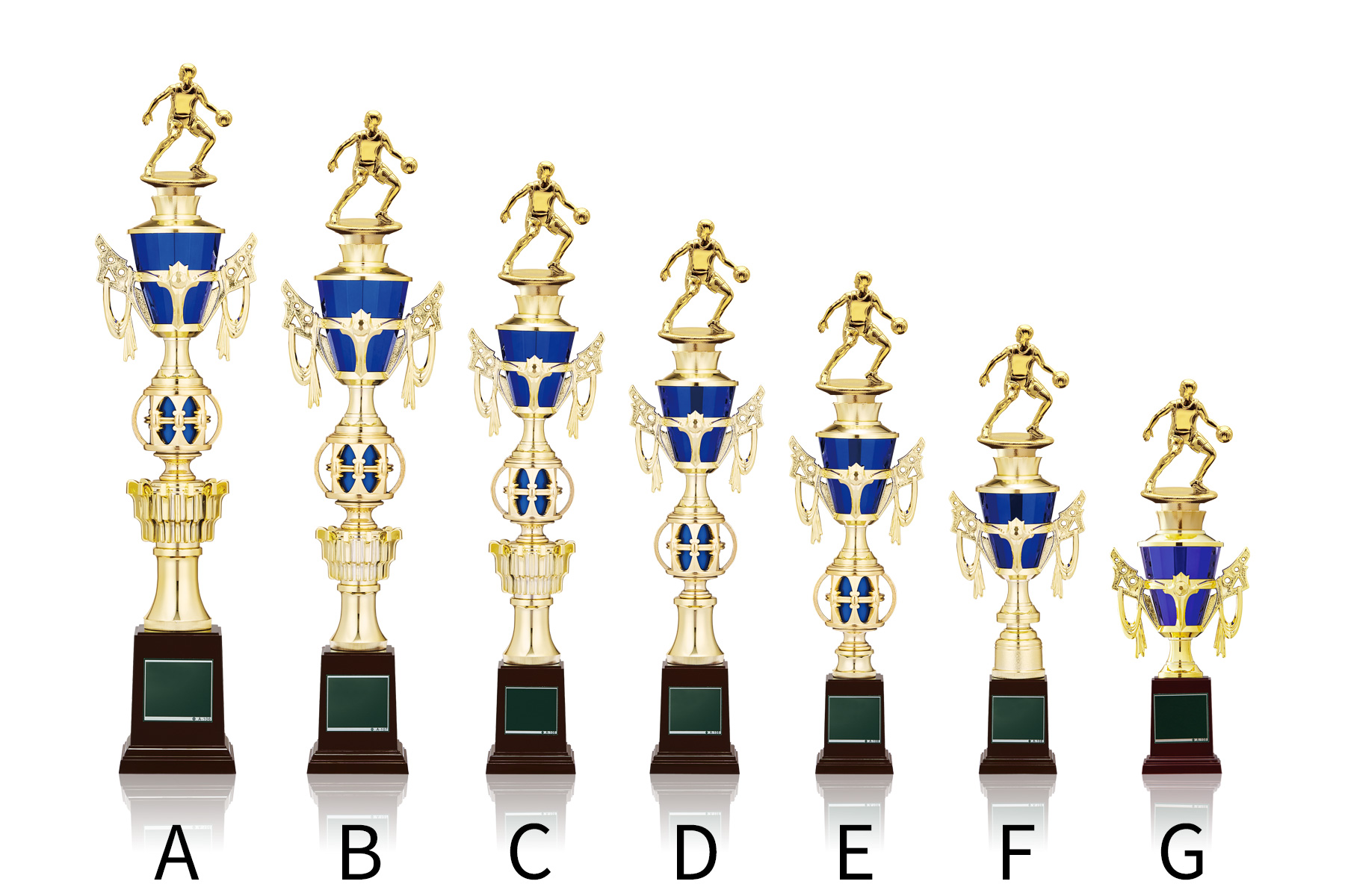 バスケットボール専用のスタンダードトロフィー JW-TO-3177-basketball