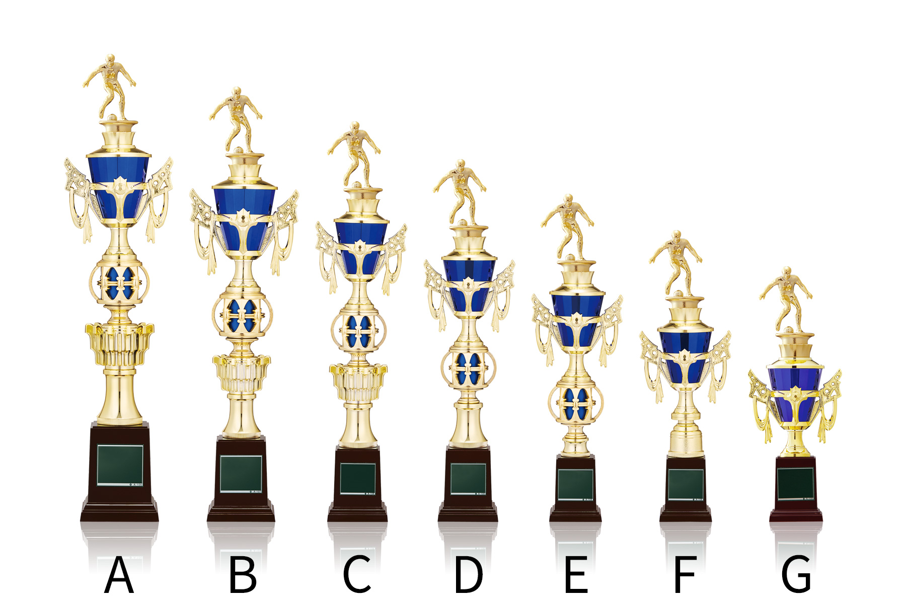 サッカー・フットサル専用のスタンダードトロフィー JW-TO-3177-soccer