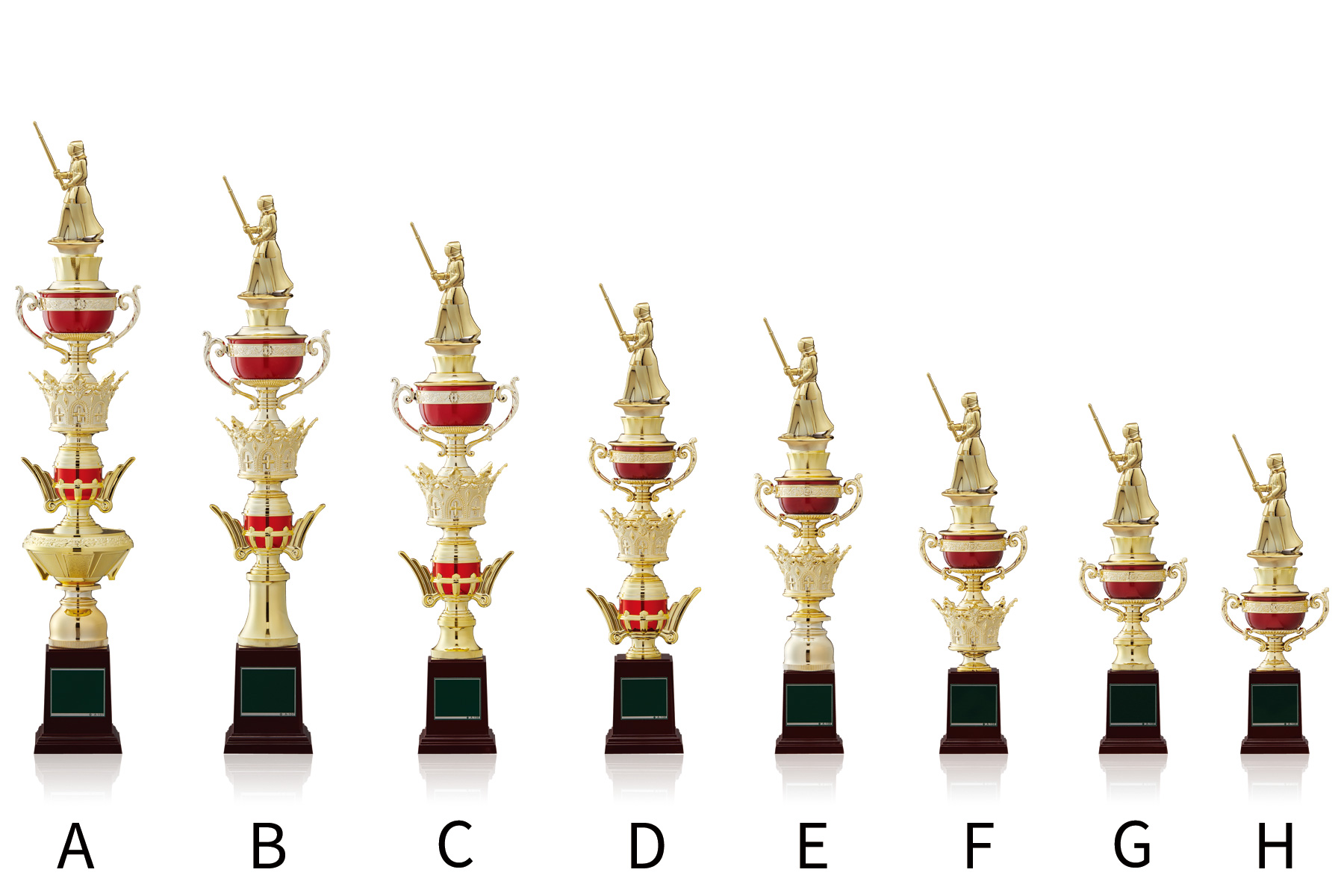 剣道専用スタンダードトロフィー JW-TO-3178-kendo