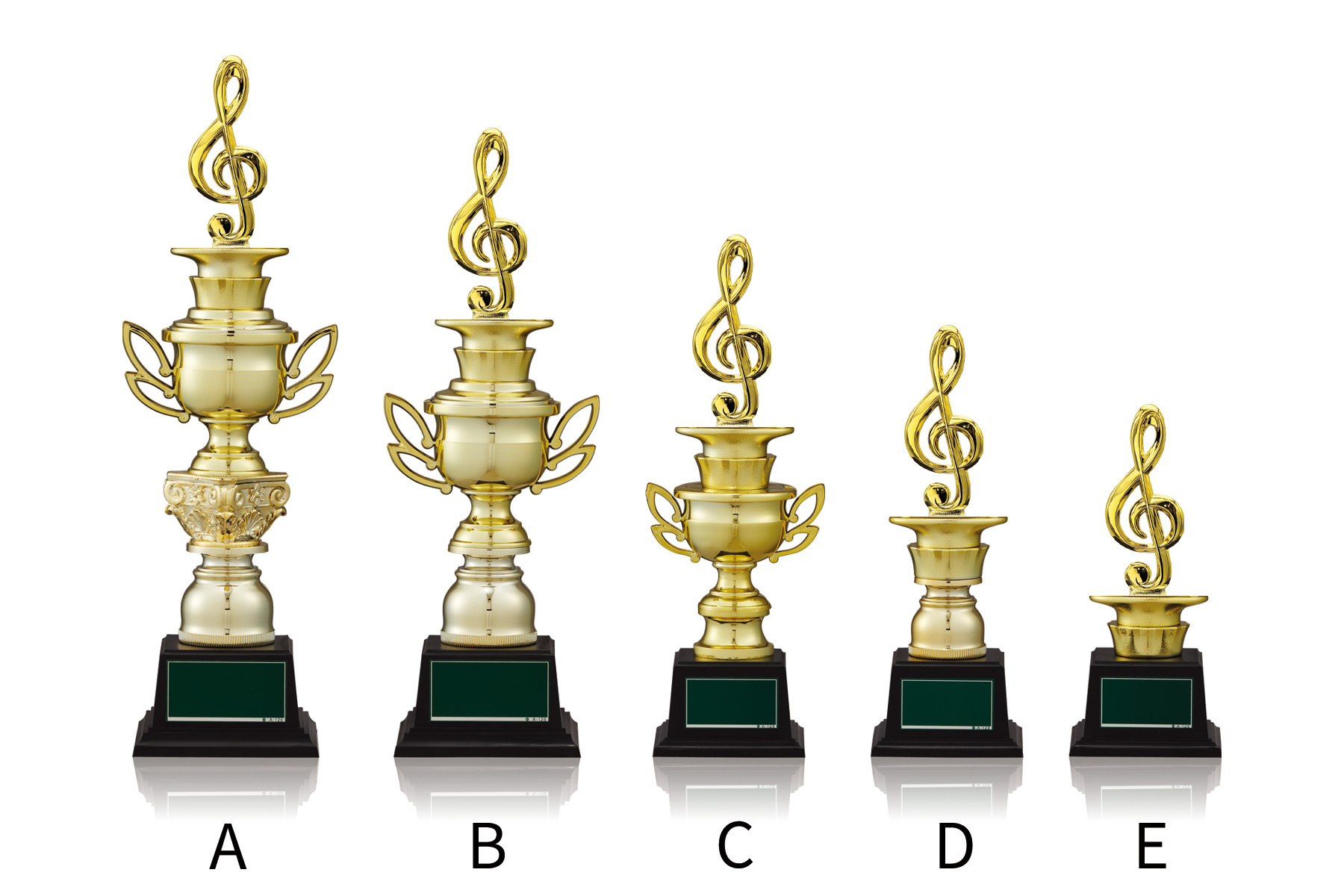 音楽コンクールでの入賞用音楽トロフィー JW-TO-3180-music