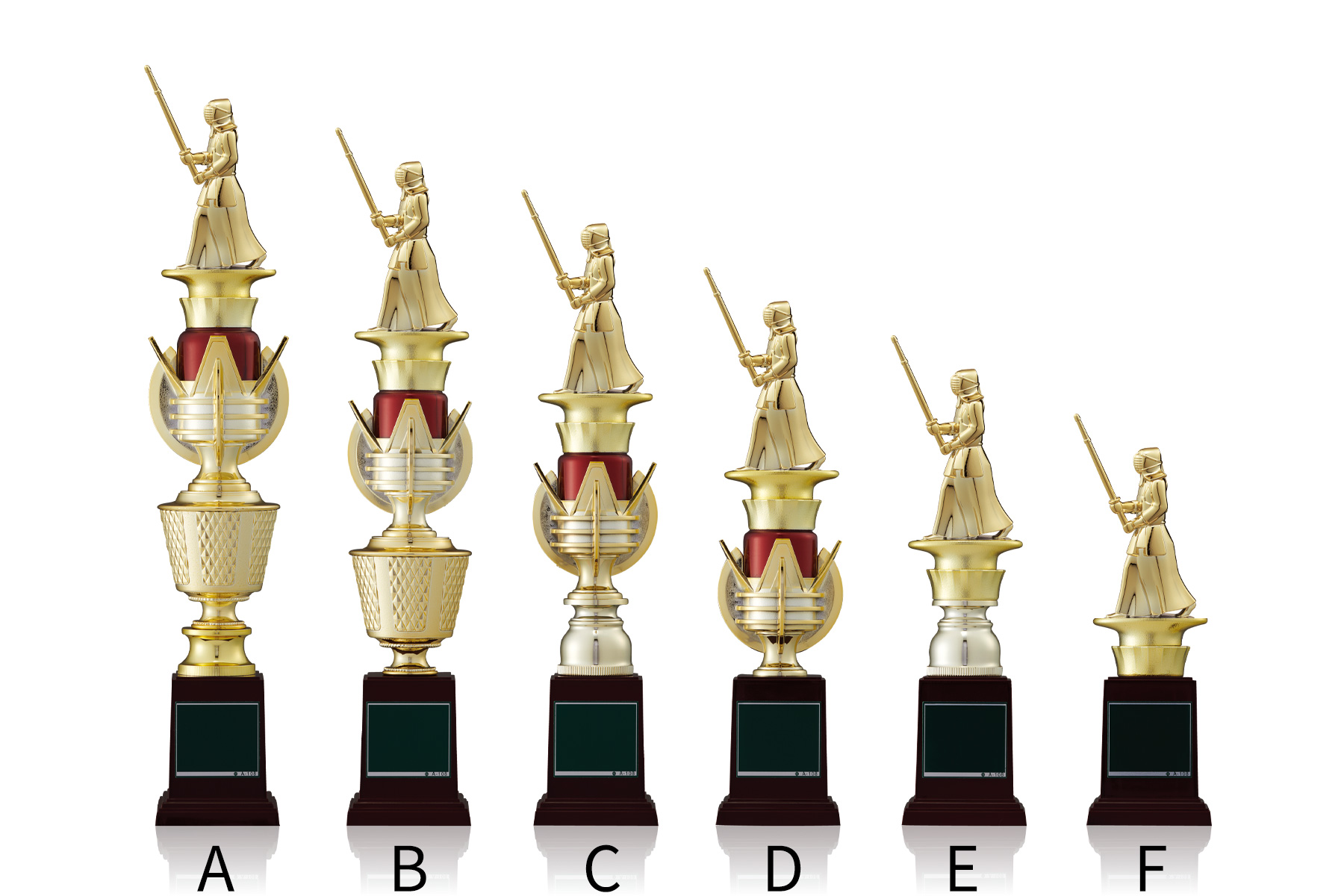 剣道用スタンダードトロフィー　JW-TO-3181-kendo