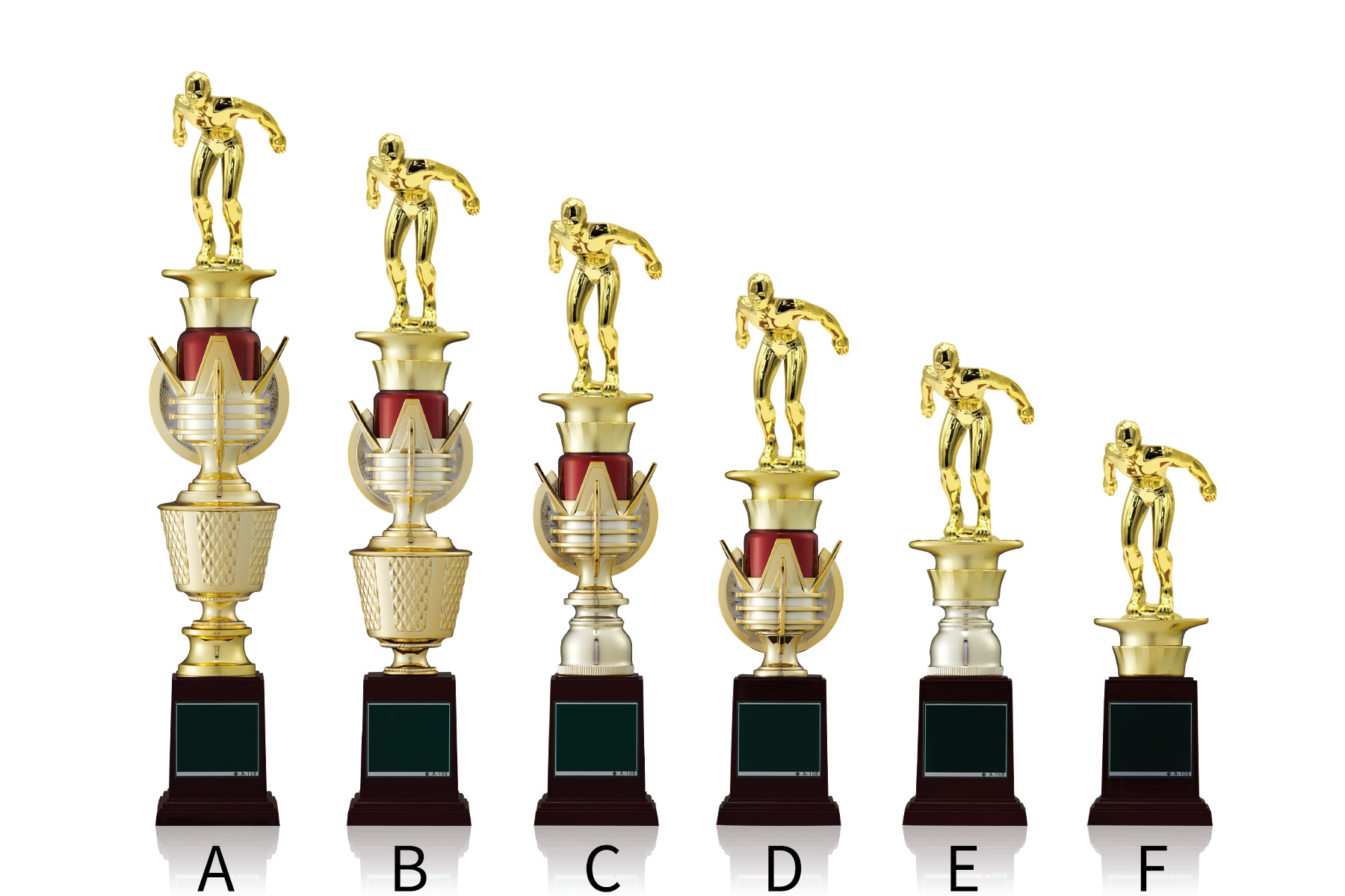 水泳用スタンダードトロフィー　JW-TO-3181-swimming