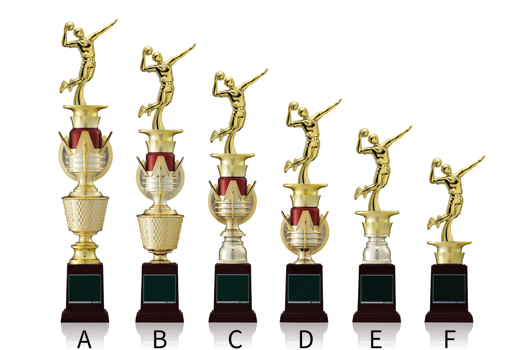 バレーボール用スタンダードトロフィー　JW-TO-3181-volleyball