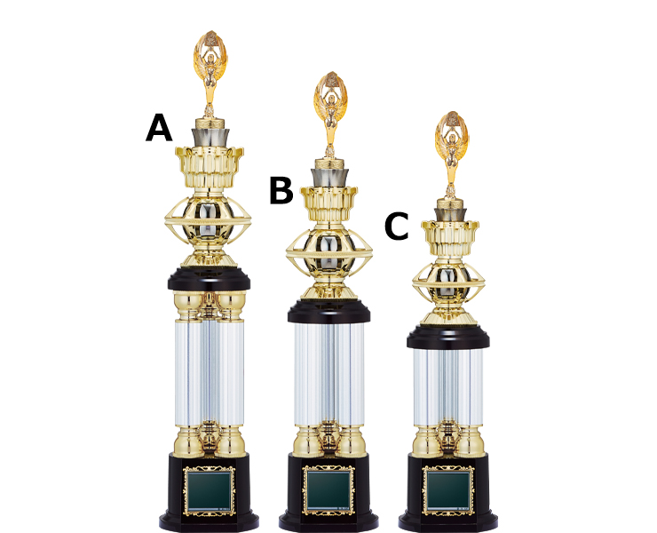 三本柱が印象的な将棋用チャンピオントロフィー JW-TO-3250-japanesechess