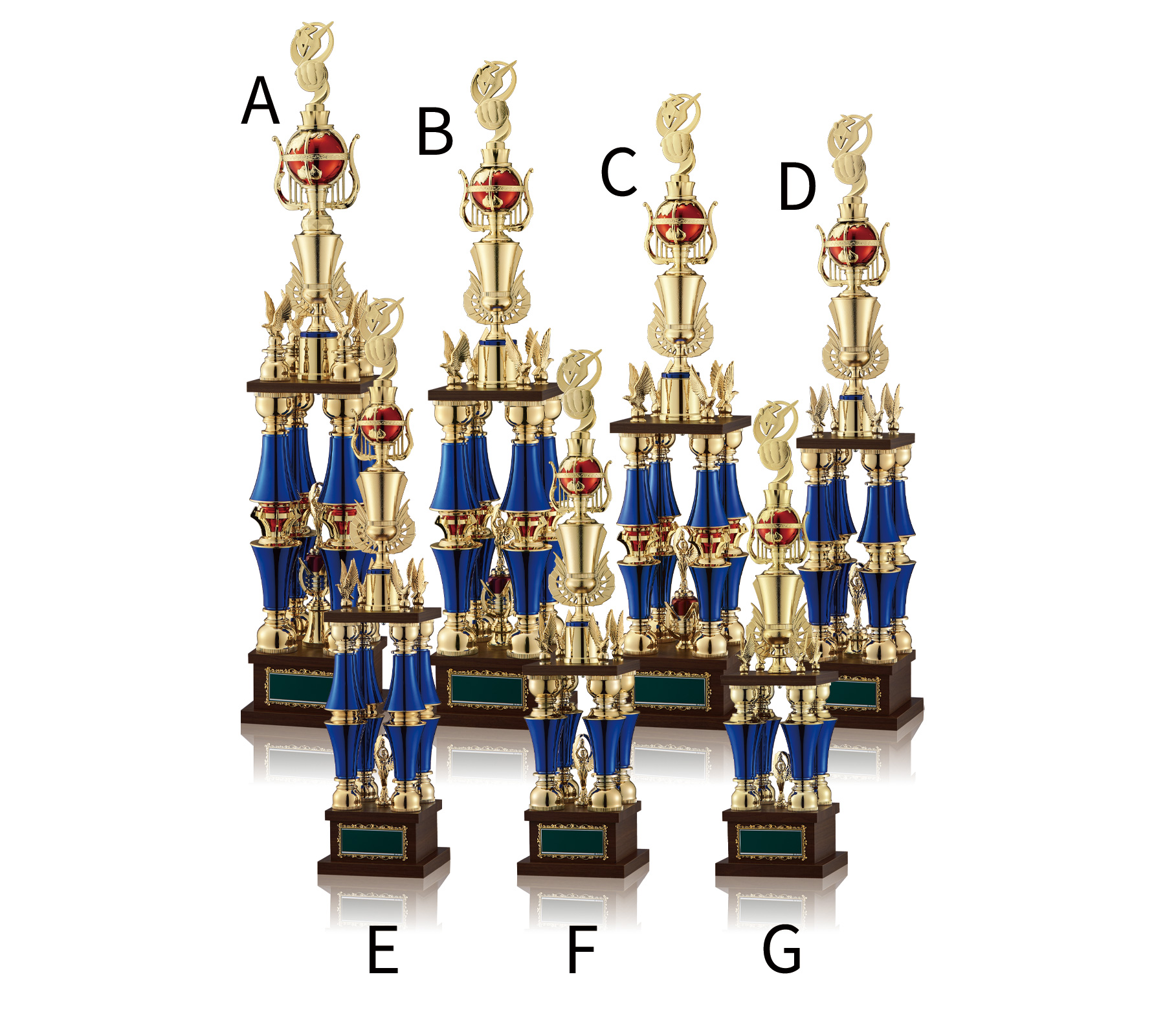 高級チャンピオントロフィー JW-TX-3151