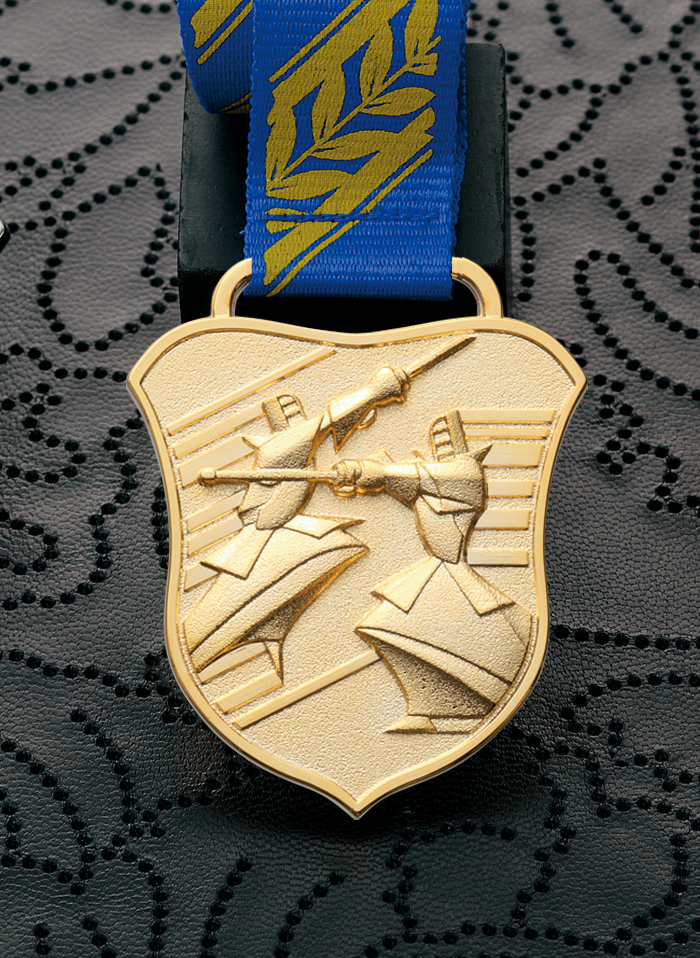 剣道メダルがおしゃれなグラフィックデザインで登場 JW-ZM-kendo