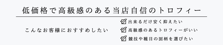 種目取替え低価格トロフィー人気No.1　JW-B-6241