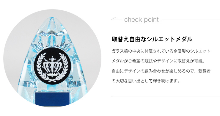 JW-RS-6325　ご希望の競技や種目デザインの金属メダルの取替えが可能なので便利